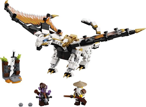 Lego Ninjago Wu's Battle Dragon 71718 Ninja battle set building kit featuring buildable figures, 321 pieces