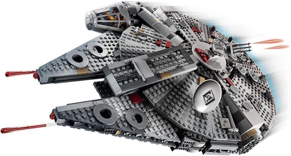 LEGO 75257 Star Wars Millennium Falcon Starship Construction Set, with Finn, Chewbacca, Lando Calrissian, Boolio, C-3PO, R2-D2 and D-O, The Rise of Skywalker Collection