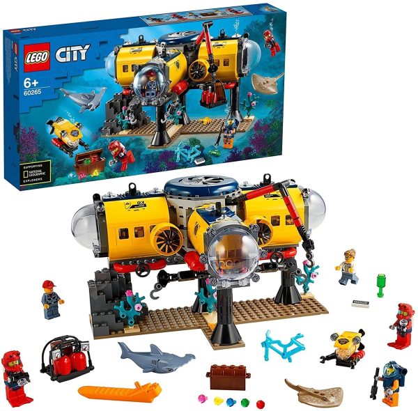 LEGO 60265 City Oceans Exploration Base Deep Sea Underwater Set