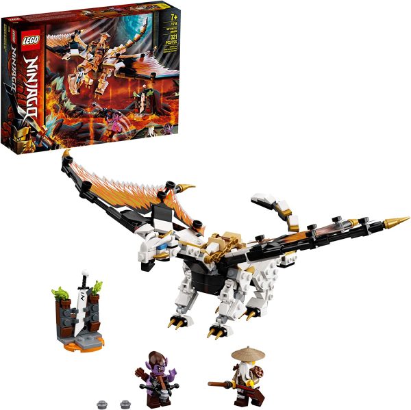 Lego Ninjago Wu's Battle Dragon 71718 Ninja battle set building kit featuring buildable figures, 321 pieces