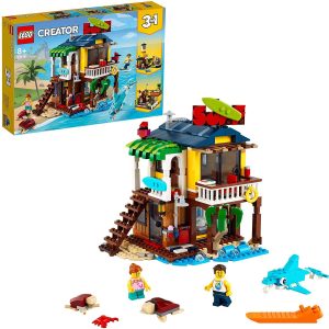 LEGO 31118 Creator 3-in-1 Surfer Beach House, Lighthouse & Pool House, Summer Building Set