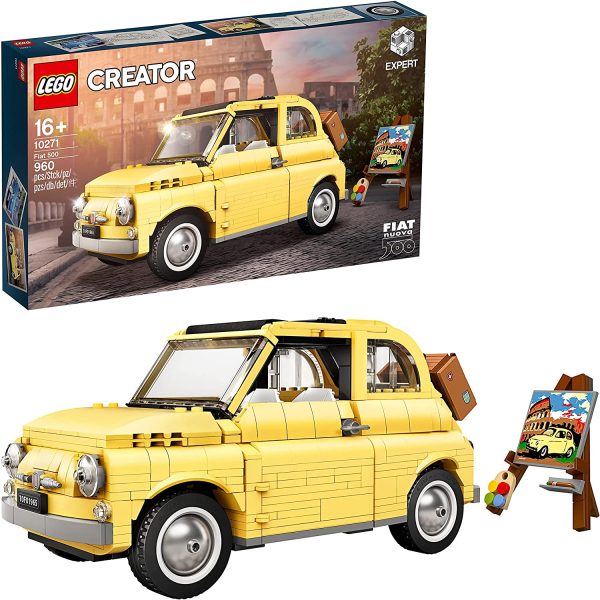 LEGO 10271 FIAT 500 Creator, Expert Model Car, 960 Parts