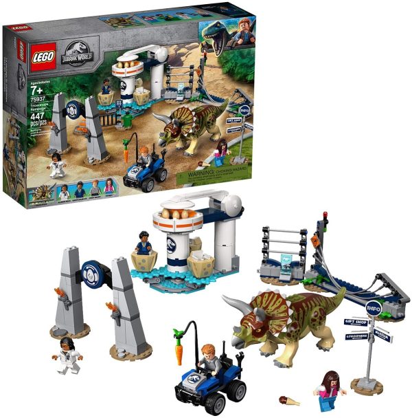 LEGO 75937 Jurassic World Triceratops Randale Construction Kit