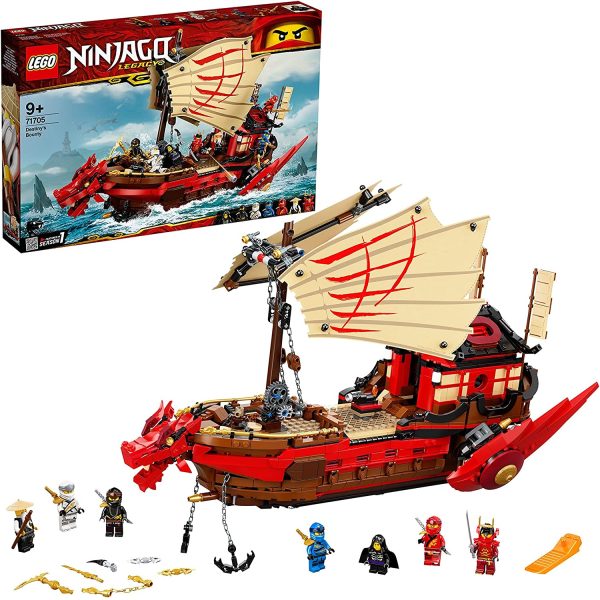 LEGO 71705 Ninjago Legacy Ninja Flight Sailor Playset, Toy Ship