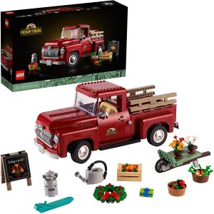 LEGO 10290 Adult Pickup Construction Kit Collector's Model Creative Hobby Classic Pickup from the 1950s