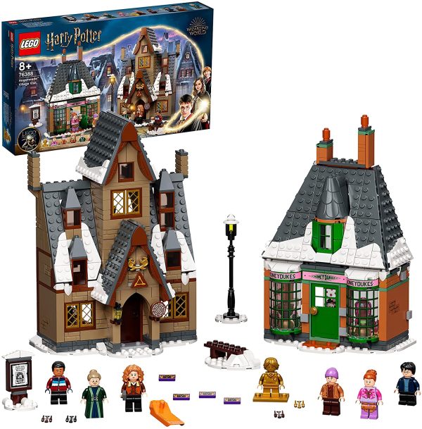 LEGO 76388 Harry Potter Visit to Hogsmeade Toy from 8 Years 20th Anniversary Set with Ron as Golden Mini Figure Idea