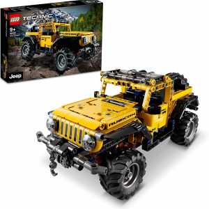 LEGO 42122 Technic Jeep Wrangler 4x4 Toy Car, Off-Road Vehicle, SUV Model Kit