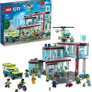 LEGO 60330 City Hospital with Ambulance, Rescue Helicopter