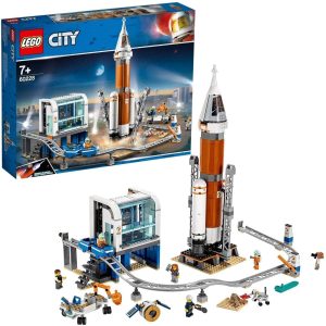 LEGO 60228 City Space Rocket with Control Centre, Mars Expedition Set, NASA-Inspired Space Toy for Children with Astronauts, Scientists and Robot Mini-figures
