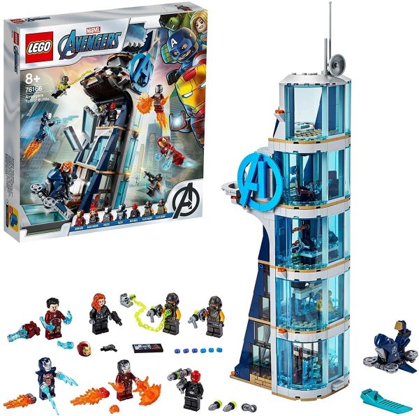 LEGO Marvel Avengers 76166 - Struggle at the Tower, Construction Set